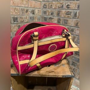 Coach purse: pink large